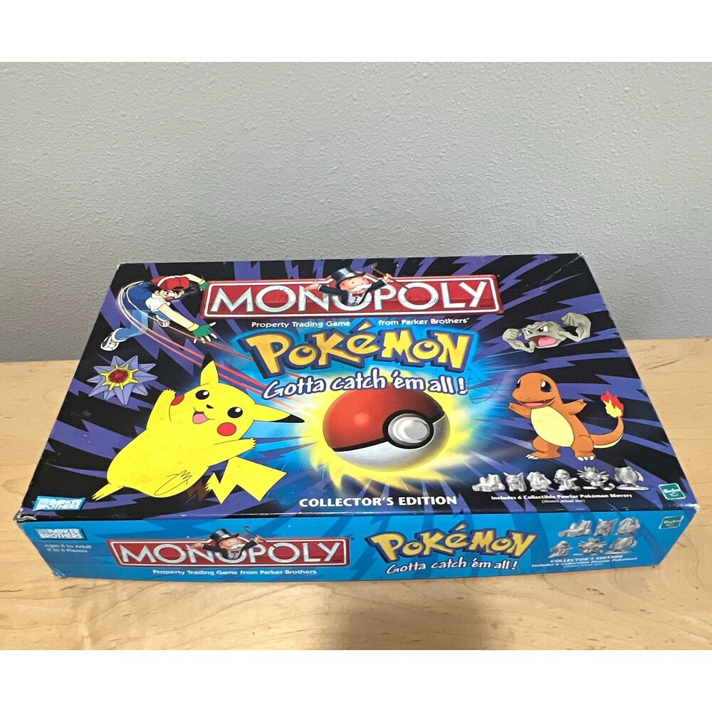 Parker Brothers Monopoly Pokémon Collector's Edition Board Game Parts & Pieces